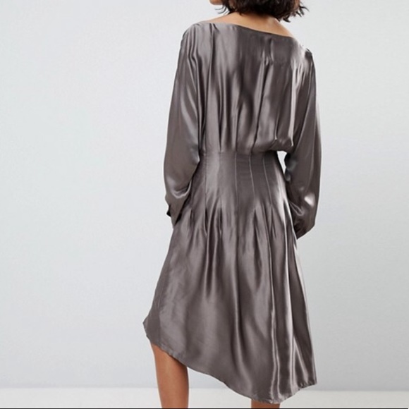 AllSaints Metallic Ela Dress - Picture 3 of 11